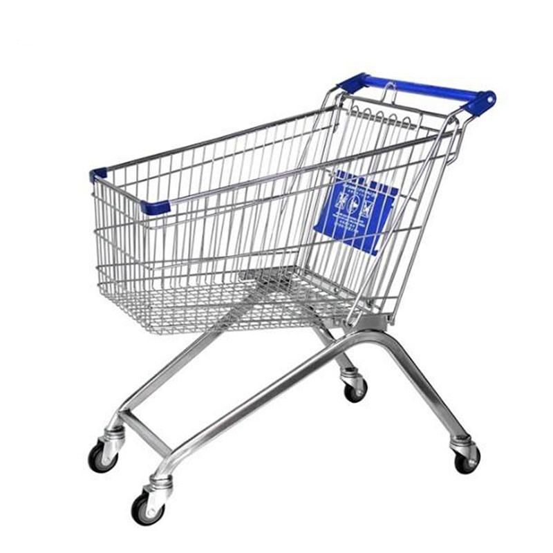 Custom Supermarket Metal Commercial Grocery Carts