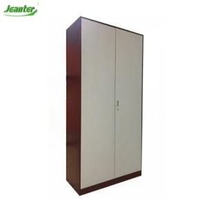 2 Door Clothing Steel Wardrobe Bedroom Cupboards Design