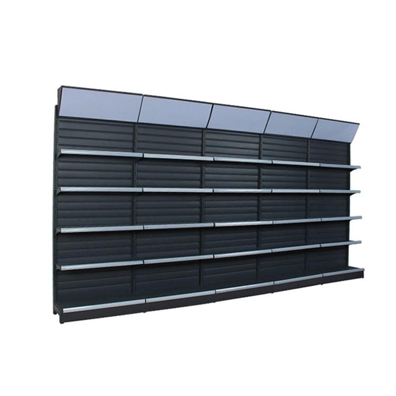 Metal Display Grocery Gondola Heavy Duty Supermarket Shelf