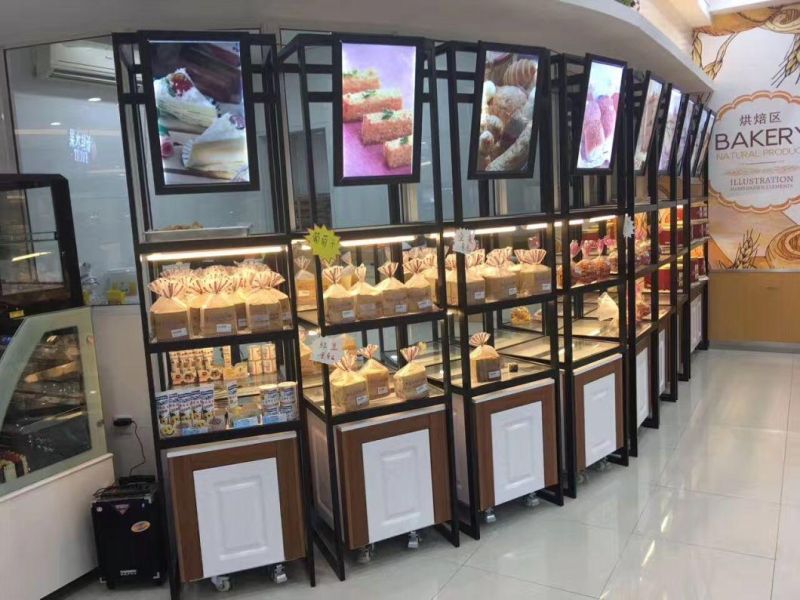 Dessert Display Stand Custom Size Sweet Shop Decoration Display Racks for Dessert Shop Bakery Rack