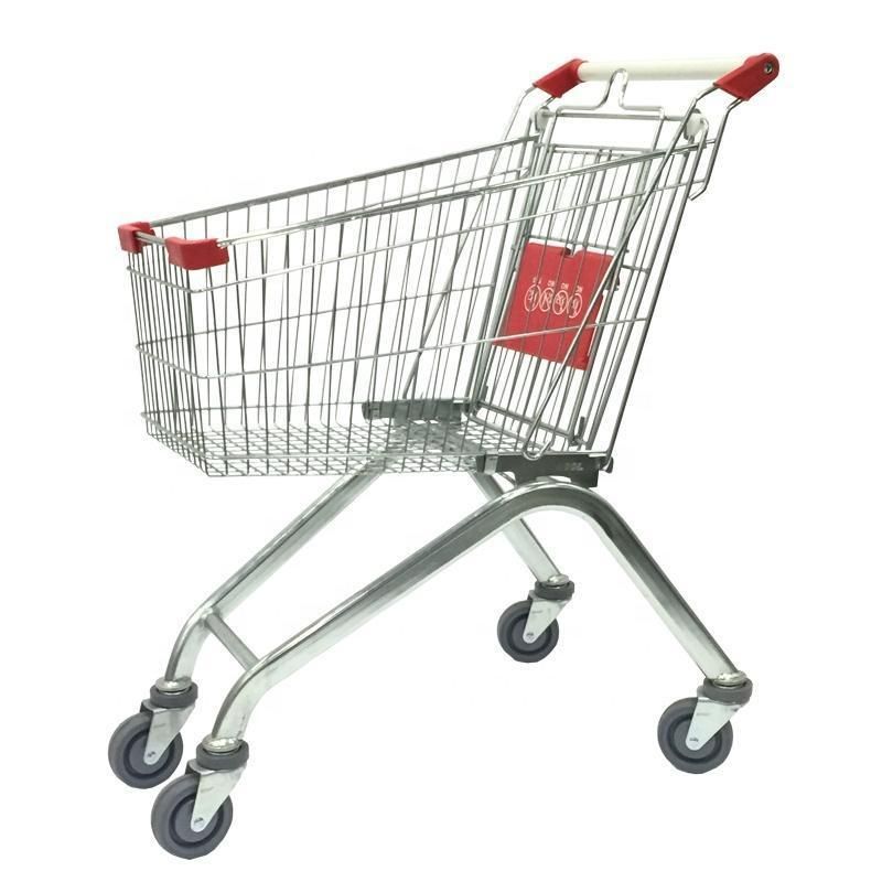 Hot Selling Hypermarket Shopping Cart Supermarket Metal Shopping Trolley