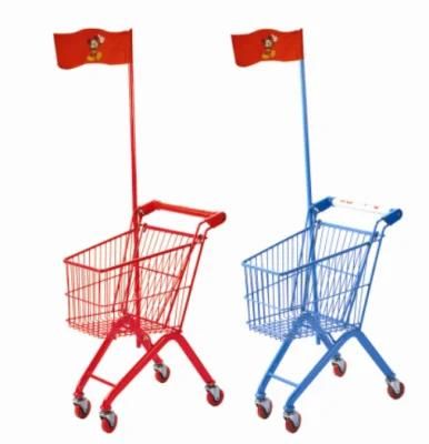 Small Metal Cart Kids Shopping Trolley (YD-Z003)