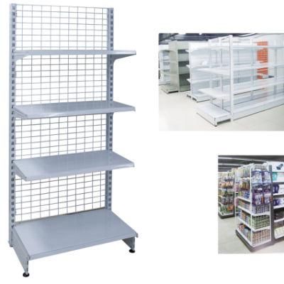 Display Wire Store Stand Shelf Mesh Back Rack with The Back Wire