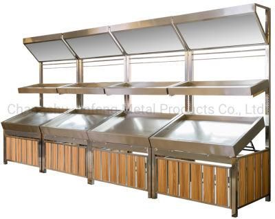 Supermarket Shelf for Fruit Vegetable and Fruit Display Stand