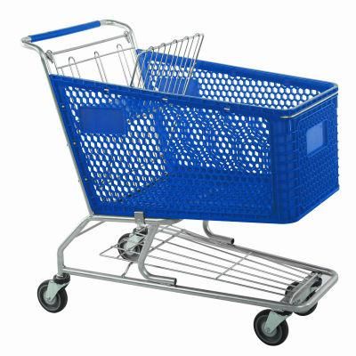 Baby Seat Supermarket Plastic Shopping Cart