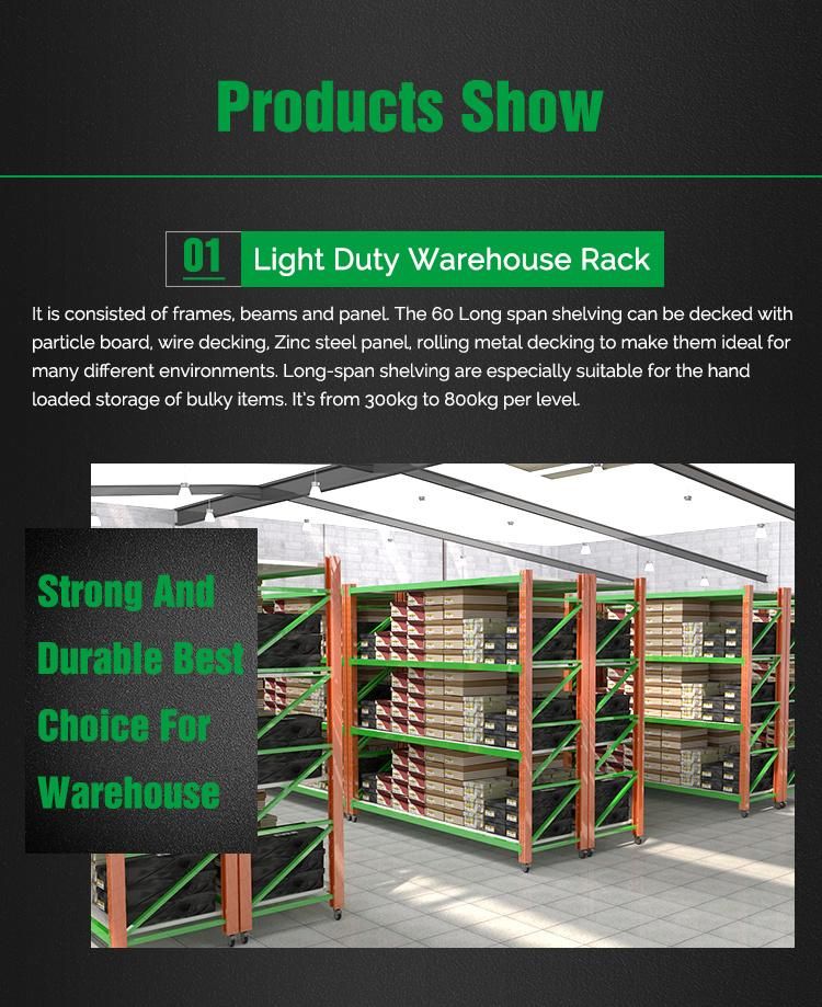 Warehouse Medium Duty System Stackable Steel Pallet Rack