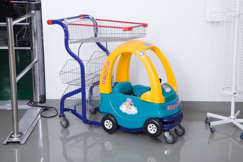 Safety Kids Toy Shopping Cart Trolley for Supermarket