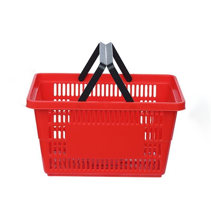 China Factory High Quality Supermarket Plastic Shopping Basket