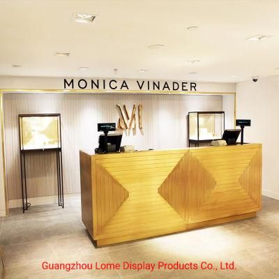 Jewelry Display Case Counter Glass Perfume Showcase Watch Shop