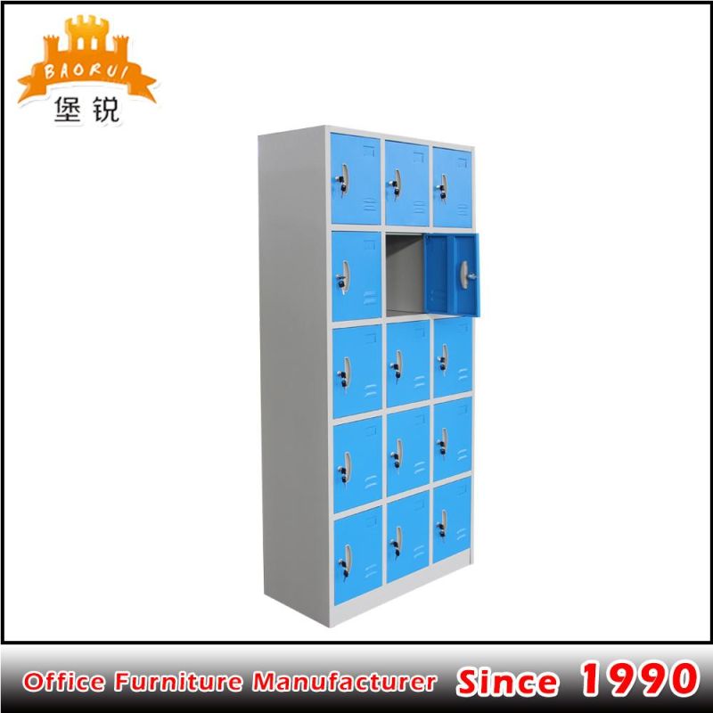 Factory Direct Selling Steel Closet Locker 15 Door Metal Locker Cabinet