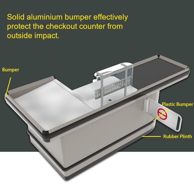 Custom Electrical Checkout Counter for Supermarket