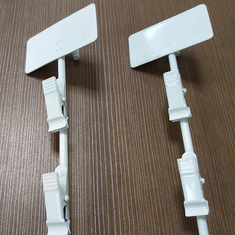 Supermarket Retail Hanging Display Metal Clip Strips with 12 Hooks