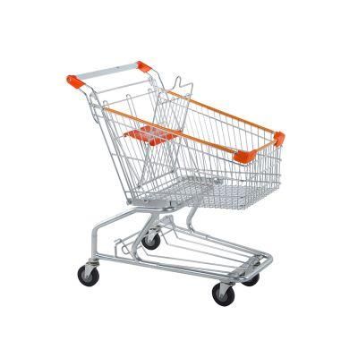 Cheap Price 125L American Style Model-C Supermarket Trolley Shopping Cart