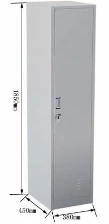 Low Price Strong One Door Metal Steel Office Storage Locker