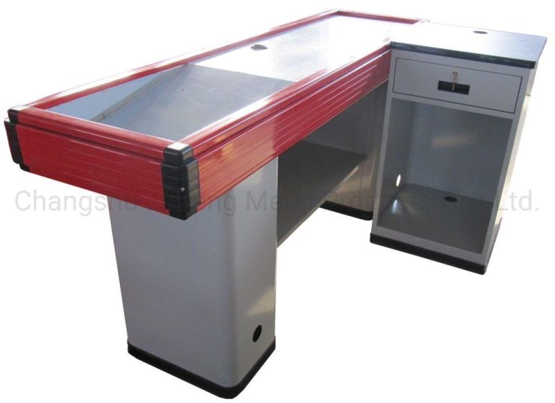 Supermarket Checkout Counter Cashier Counter Cashier Desk Jf-Cc-080