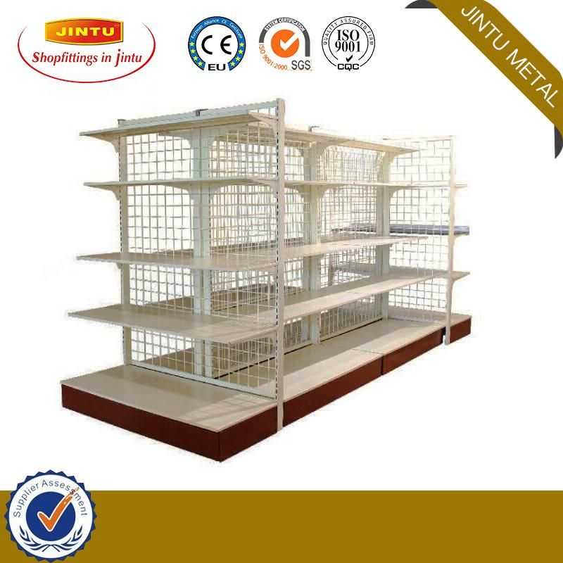 Wire Mesh Supermarkt Shelving