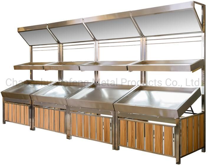 Supermarket Equipment Vegetable and Fruit Display Stand