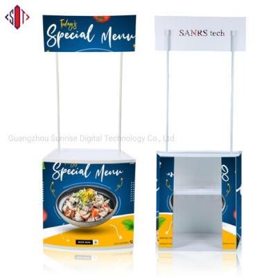 High Quality PP Plastic Promotion Table Counter Booth for Advertisement Display