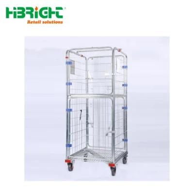 Logistic Nestable Chrome Roll Container