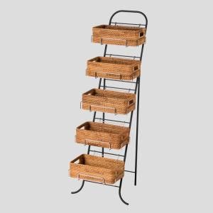 Metal Wire Basket Display Shelves