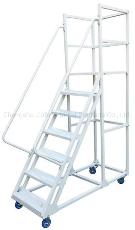 Supermarket Movable Stair Climbing Truck Ladder Truck Ladder Cart