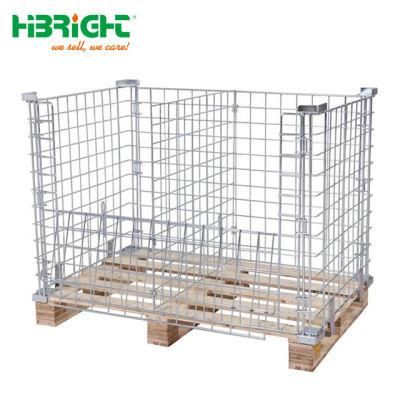 Wire Stackable Pallet Racks Metal Pallet Cage