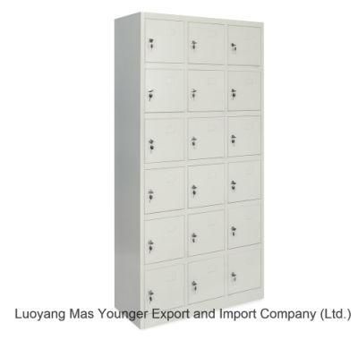 18 Doors Cheap Steel Personal Effects Storage Lockers