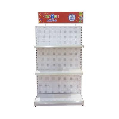 Supermarket Shelf with Pop Stand on Top