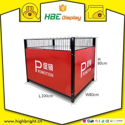 Cardboard Advertising Sales Promotion Table with Umbrella