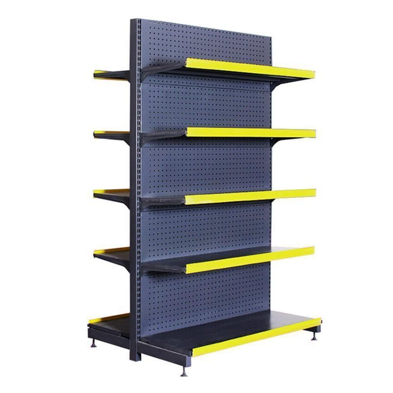 Double-Sided Supermarket Shelves of Supermarket Wire Racking System