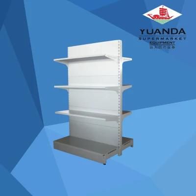 Double Sided Flat Back Board Supermarket Gondola Shelf