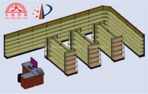 Single Sided Retail Shop Grocery Gondola Supermarket Shelf