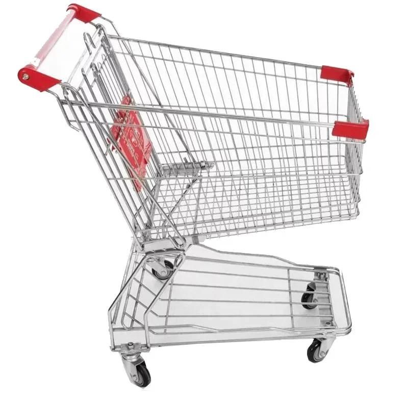 China Shopping Cart Manufacturer Supermarket Metal Shopping Trolley