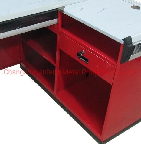 Supermarket Equipment Shopping Mall Cash Desk Supermarket Checkout Counter Cashier Counter