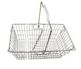 Single-Handle Wire Shopping Basket