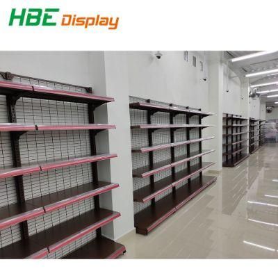 Wall Type Single Sided Wire Mesh Cheap Price Supermarket Shelving