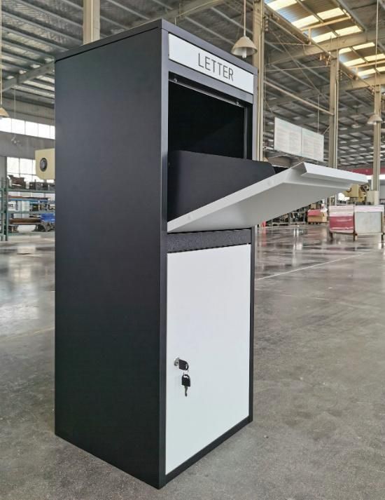 Fas-158 Wholesale Stainless Steel Metal Mailbox Galvanized Apartment Smart Parcel Drop Box