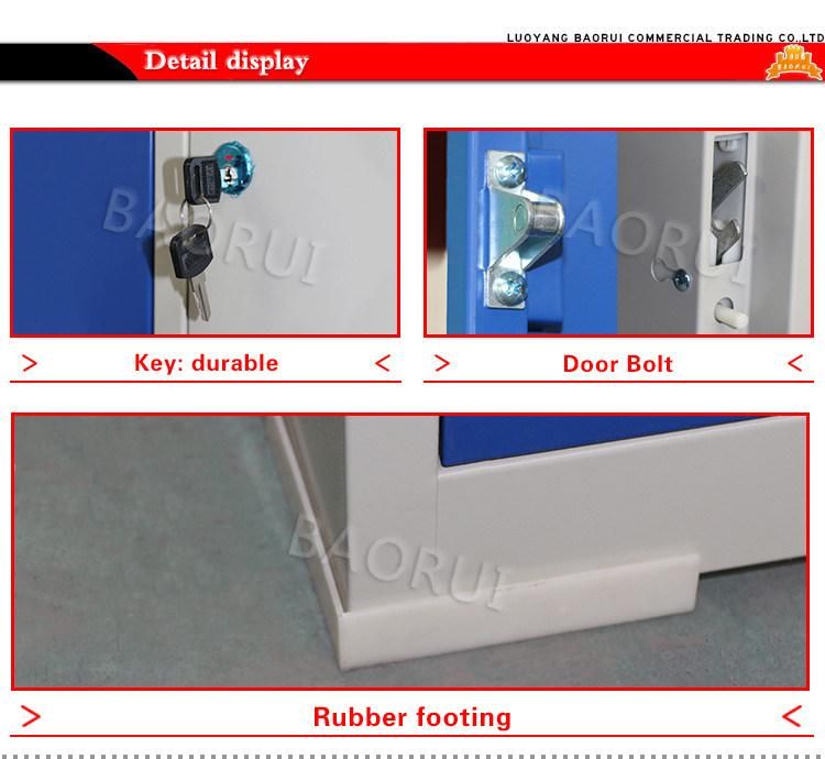 Supermarket Barcode Steel 24 Door Electronic Locker