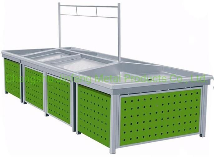 Supermarket Shelf Fruits Vegetables Display Rack