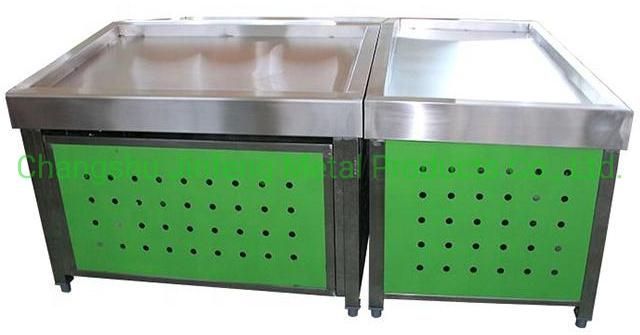 Supermarket Shelf Customized Metal Display Stand for Fruits and Vegetables