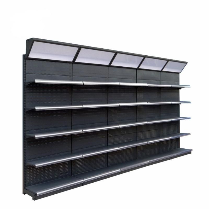 Store Gondola Customized Supermarket Metal Shelves Medicine Display