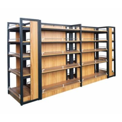 Steel and Wooden Gondola Shelves with Good Price