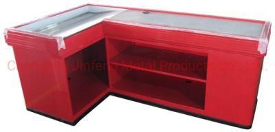 Supermarket Checkout Counters Convenience Store Metal Cashier Table