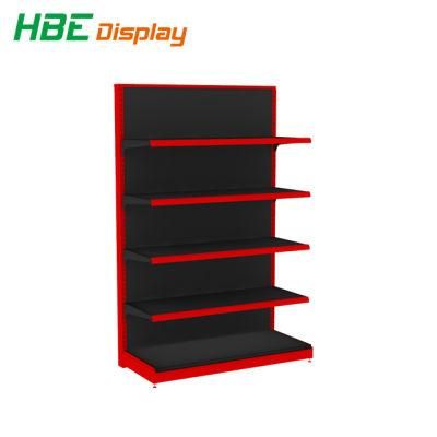 Asian Style Single Side Wall Style Supermarket Rack