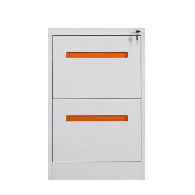 2 Drawer Modern Steel Filing Cabinet