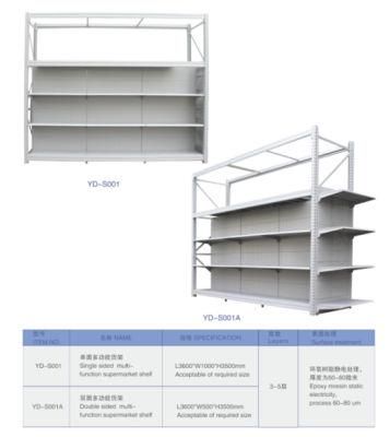 Heavy Duty Multi-Function Metal Advertising Shelf System