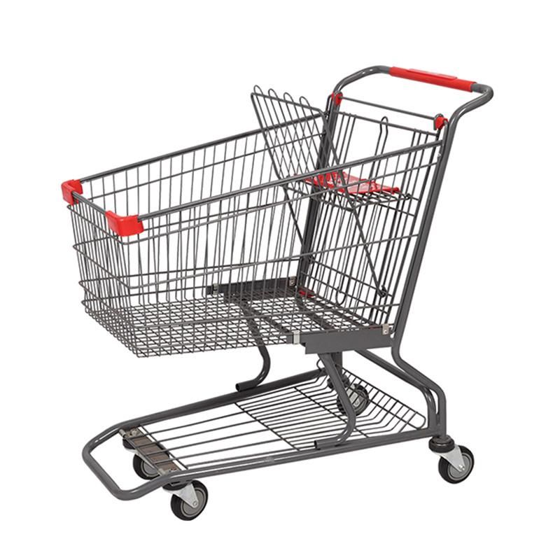 Professional Price Plastic Covers Shopping Trolley Cart Supermarket