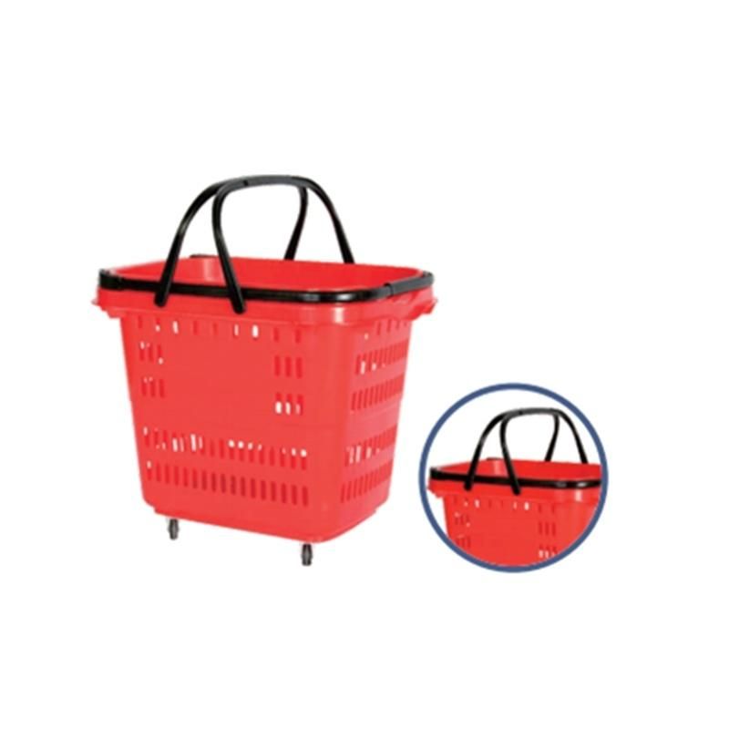 Plastic Shopping Basket Wholesale Shopping Baskets with Wheels