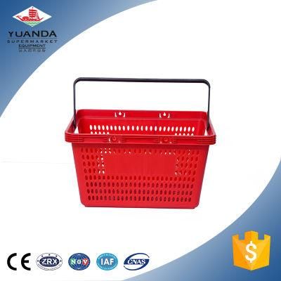 New Type High Capacity Basket with Handles Supermarket Shopping Basket