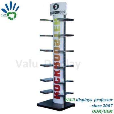 Double Side Shoes Display Rack Stand